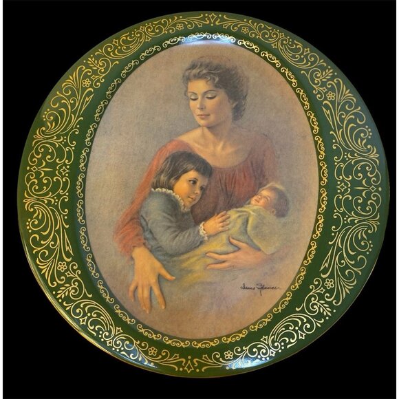 First Edition Collector Plate Precious Moment Irene Spencer Pickard China - Picture 2 of 11